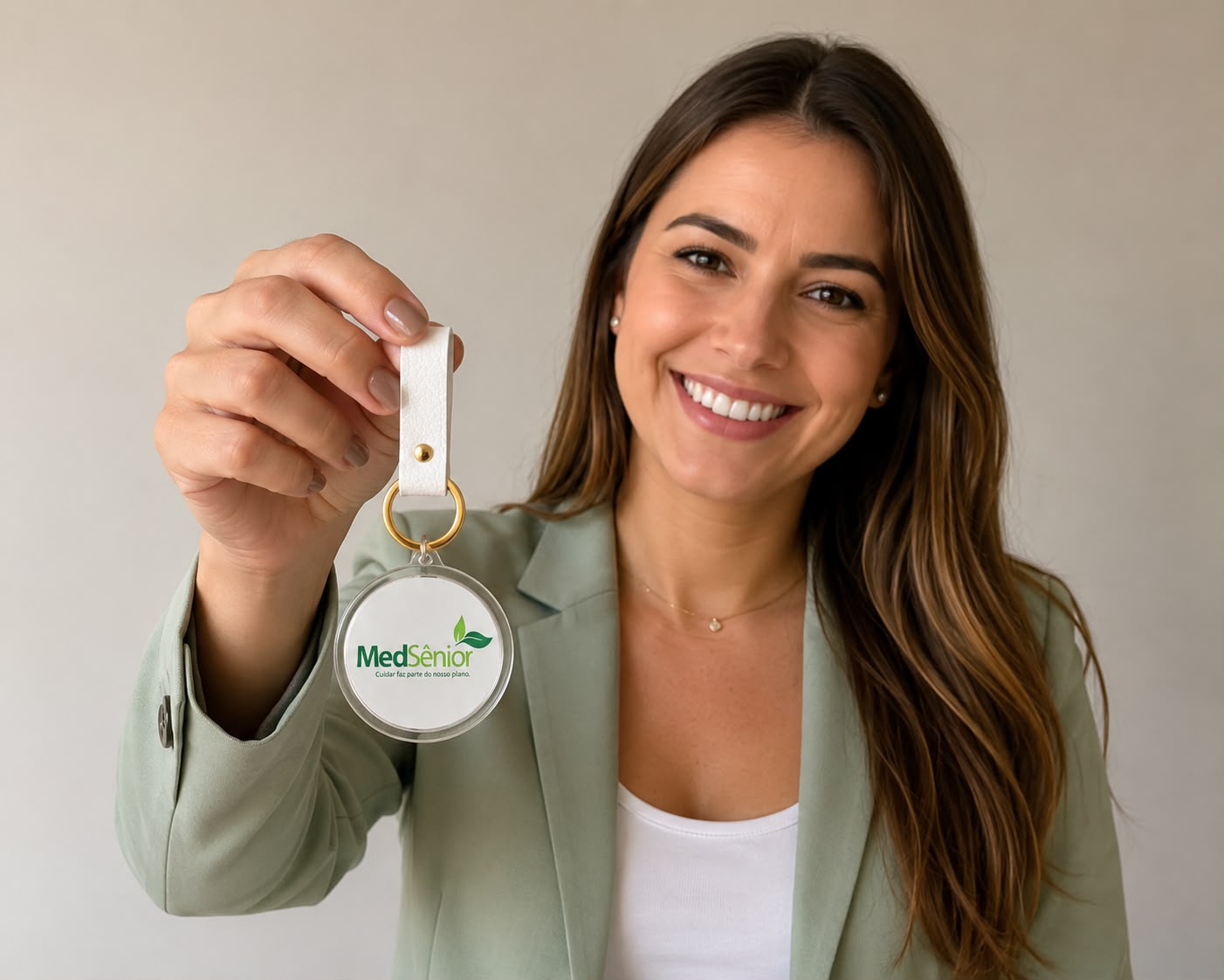 Ação com brindes personalizados em evento