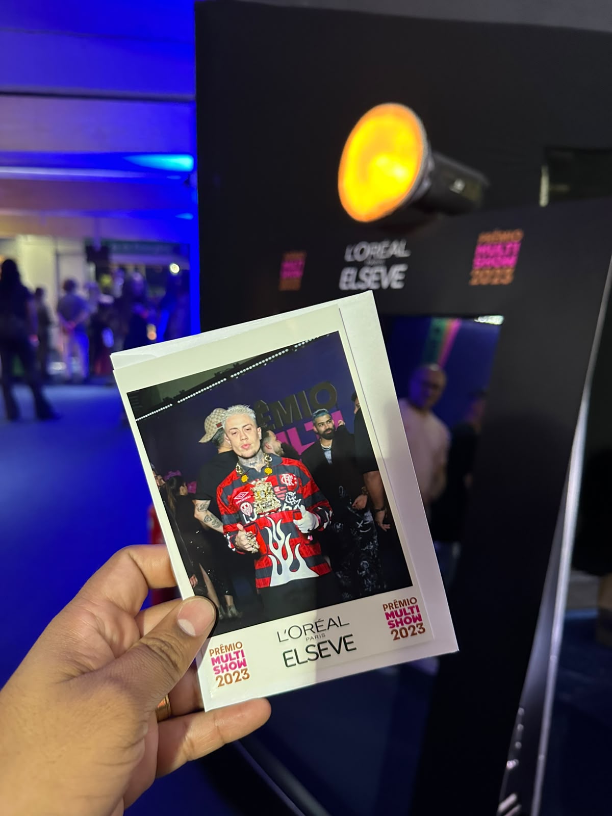 Foto impressa e personalizada para evento